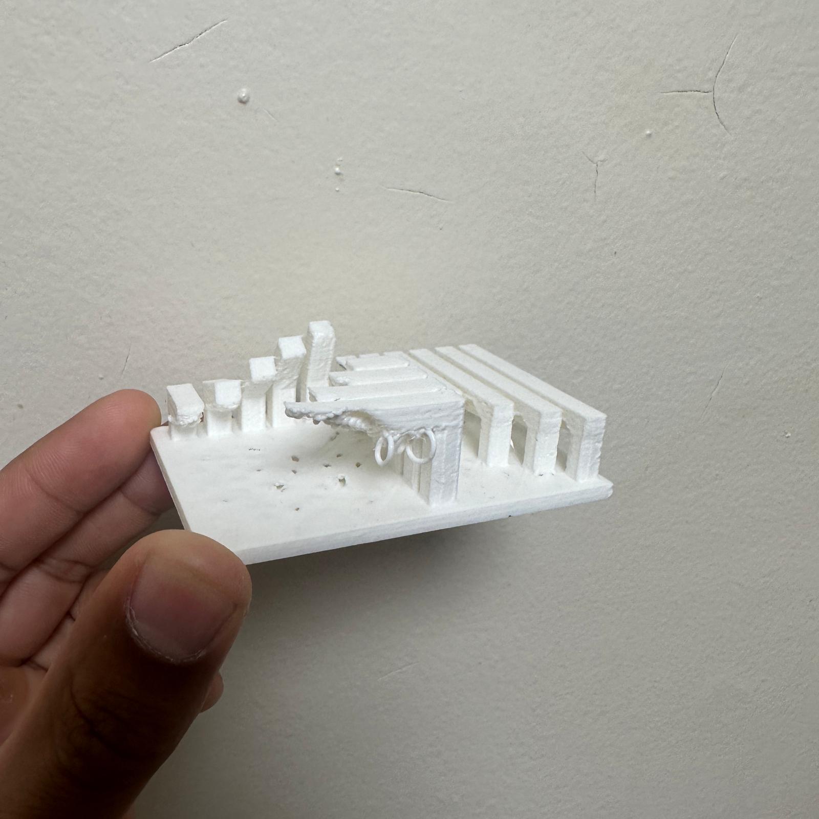 Final print of the printer testing design