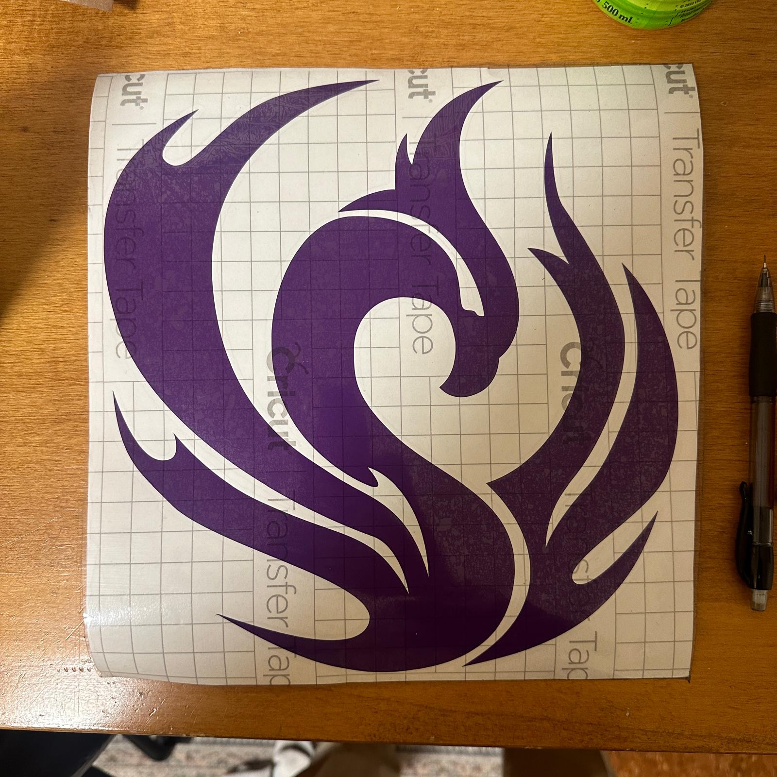 Vinyl Cutting Phoenix Design