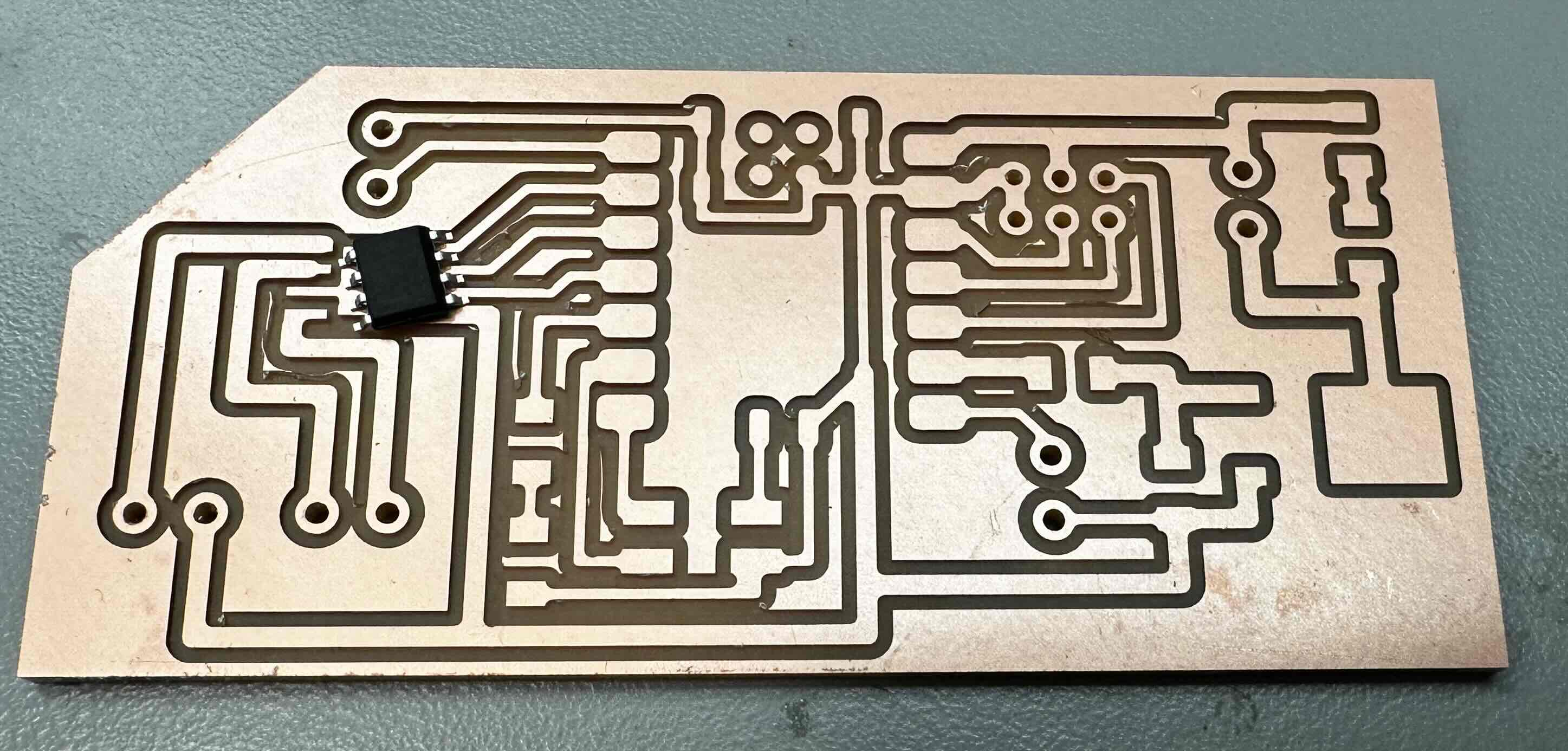 second pcb milled