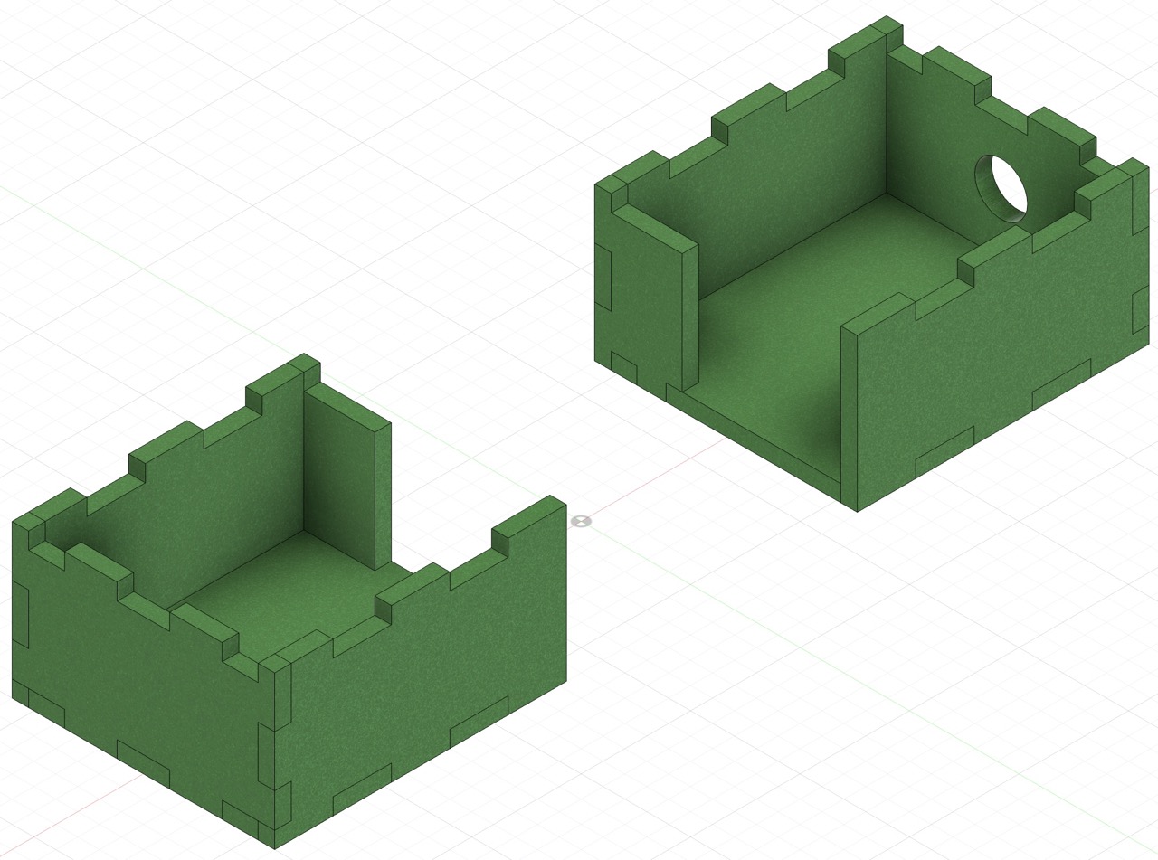 Left and right outer shells