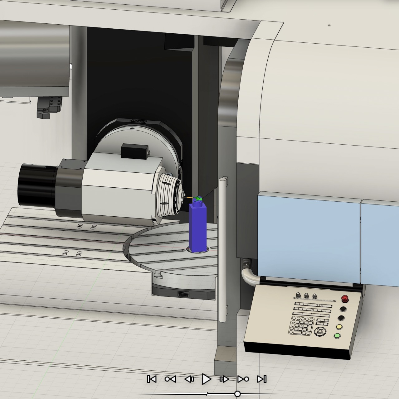 simulation with machine