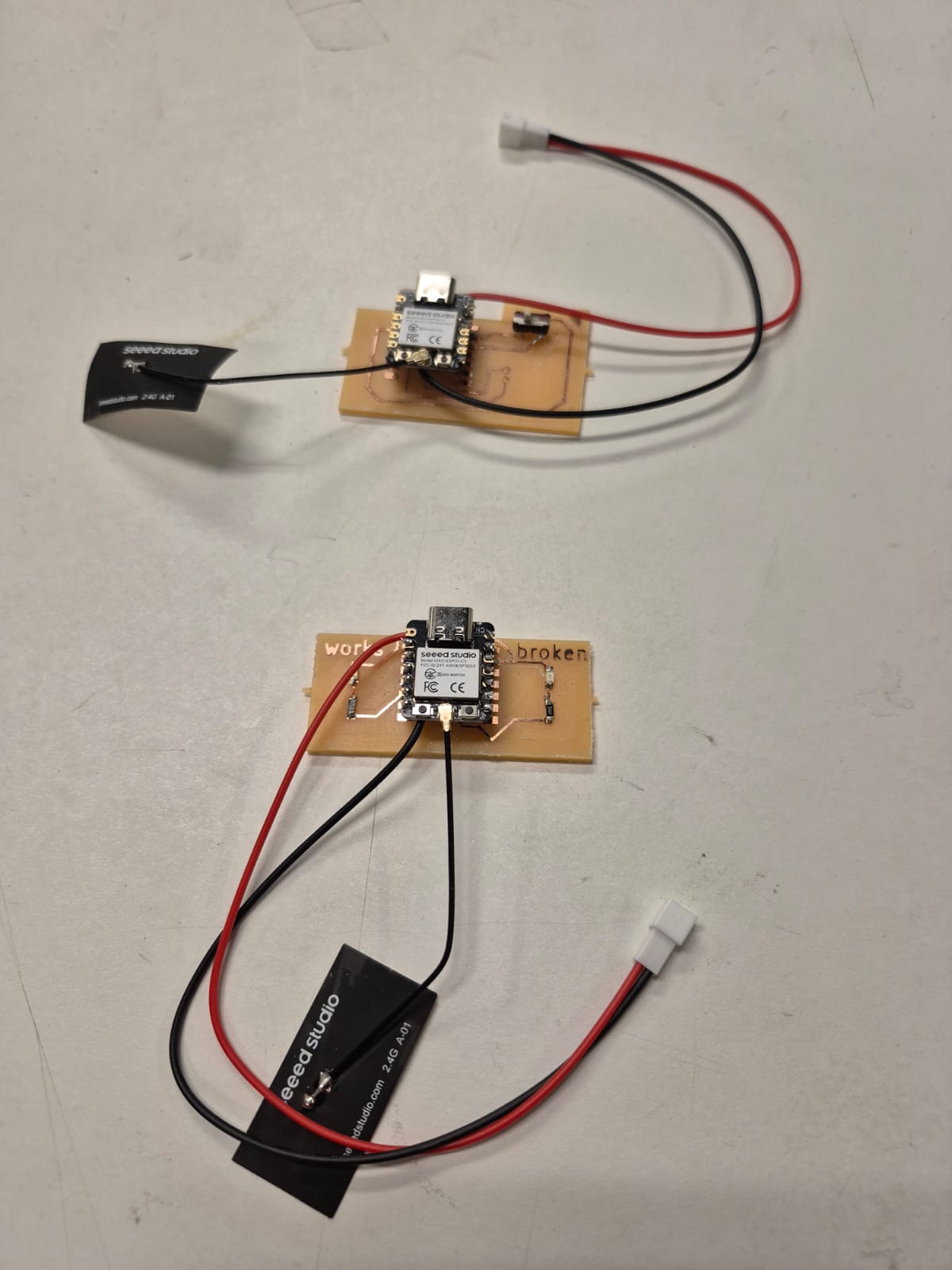 Both PCBs Soldered