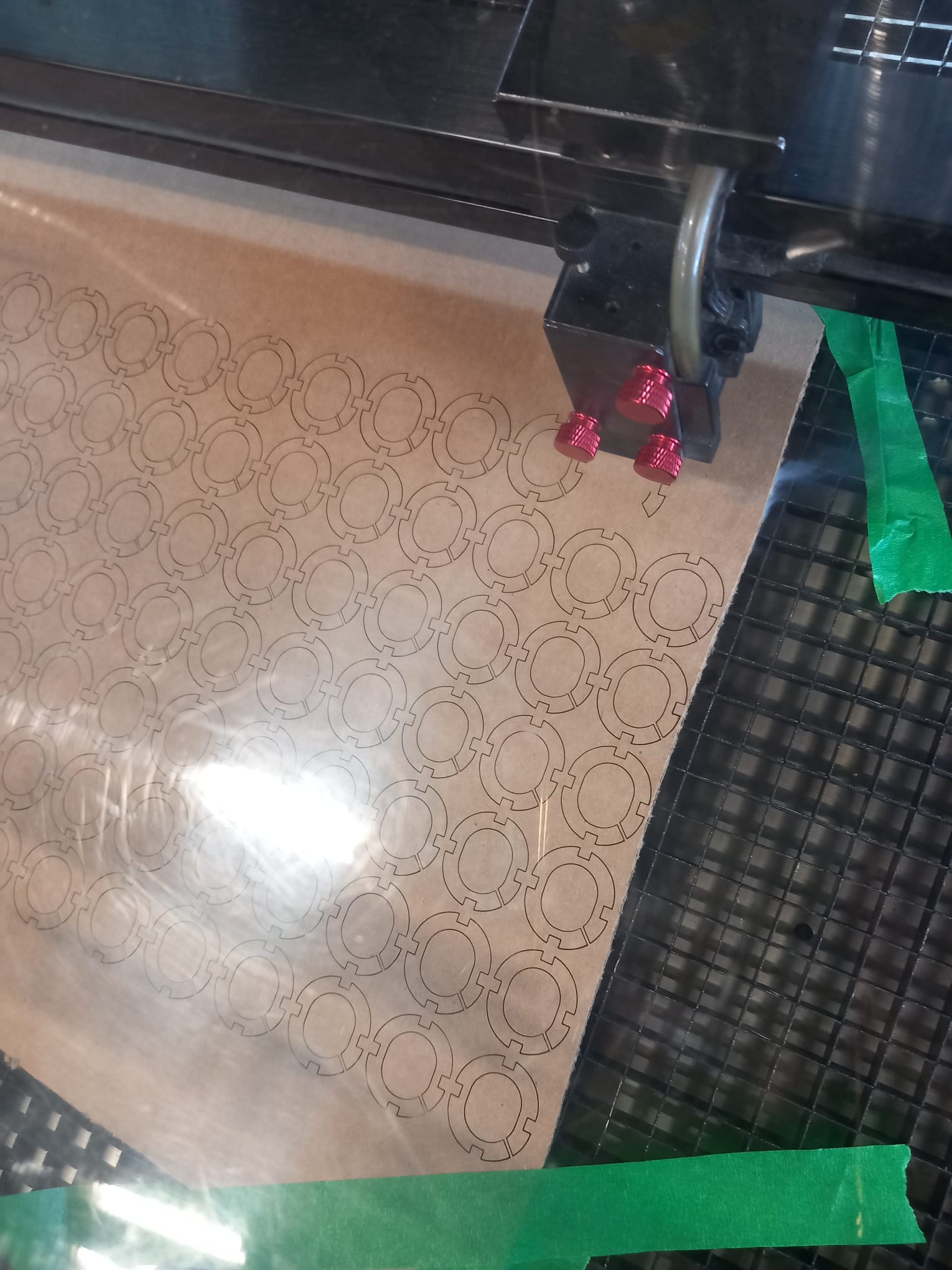 Laser cutting process