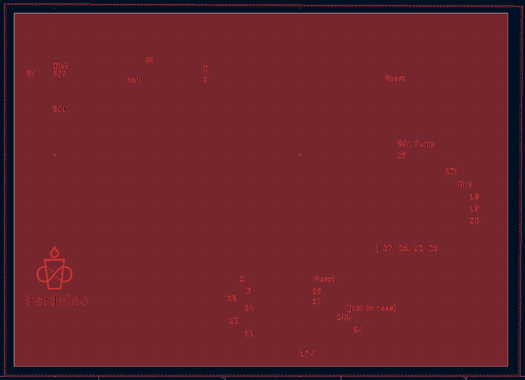 Main board PCB text