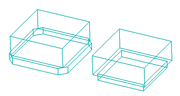 Octagon-square tessellation pieces