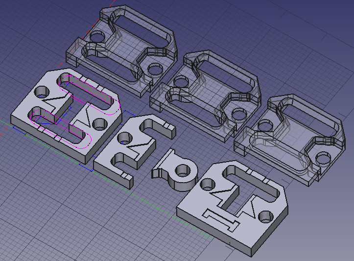 Slabs and bottoms for connectors