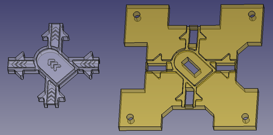 Decoration 3D model in FreeCAD