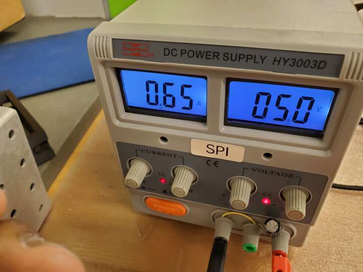 Stepper motor current