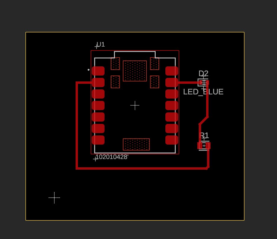 Blinking LED design in Eagle & Fusion