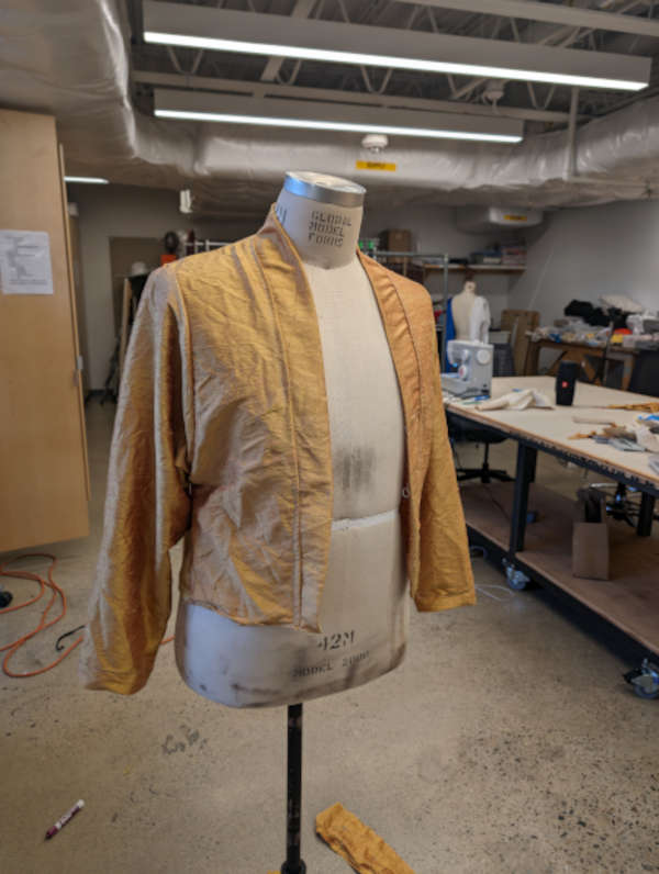 Golden overshirt made by Ken