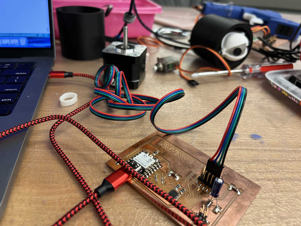 Stepper motor programming not working