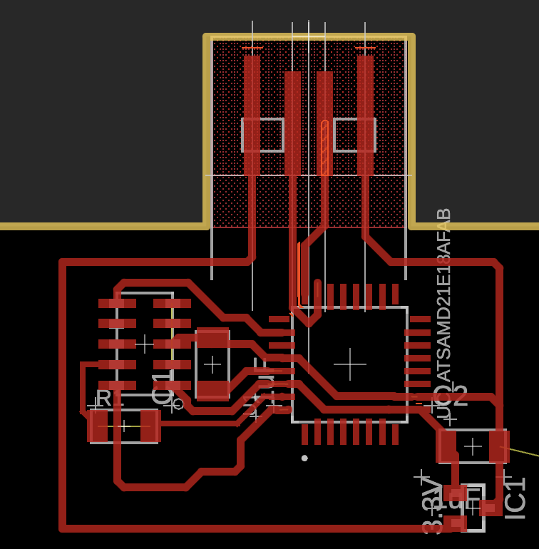 SAMD21E Circuit Diagram