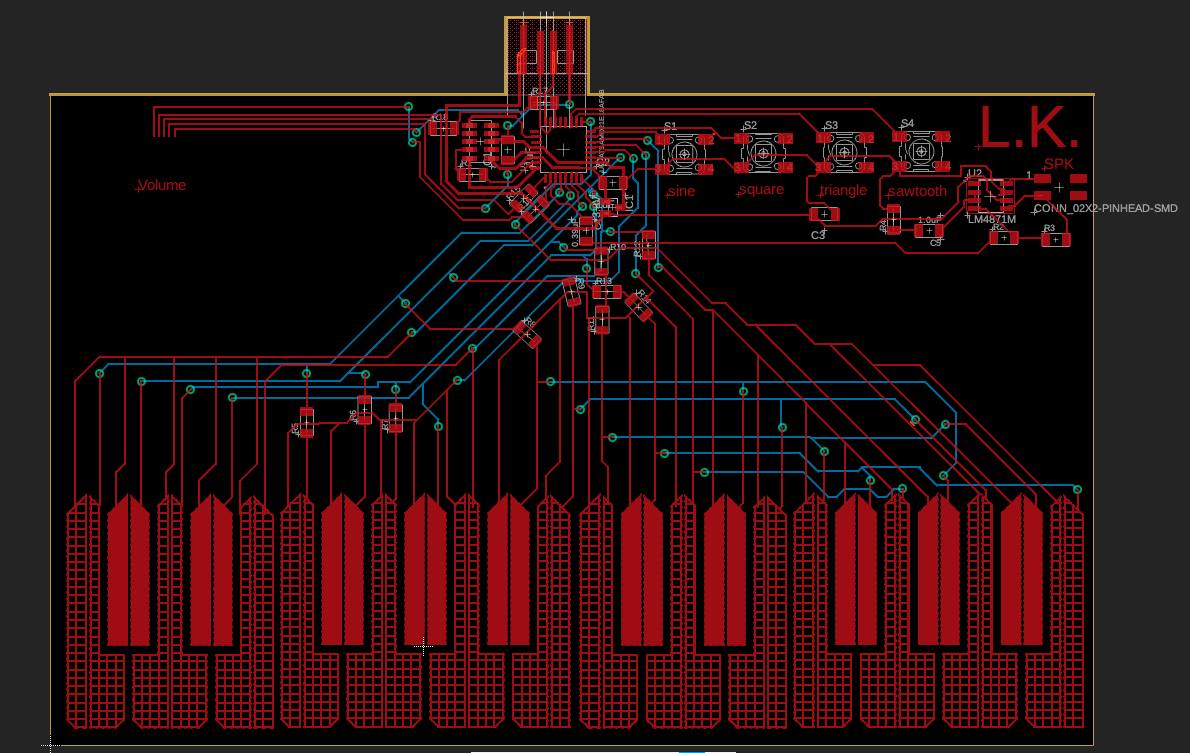 Week 5: PCB Piano