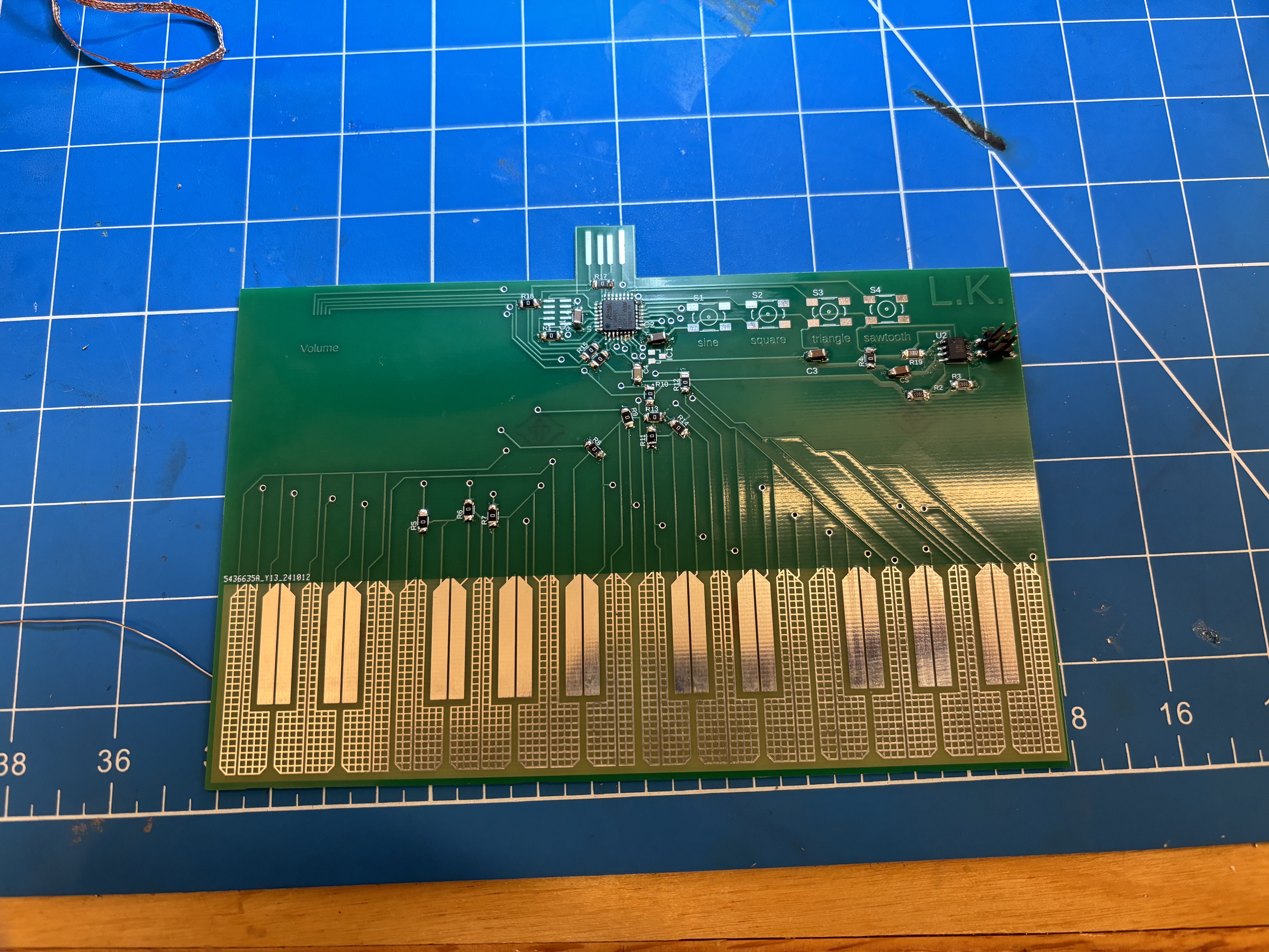 PCB Piano Pt. 2 (Capacitive Sensing)