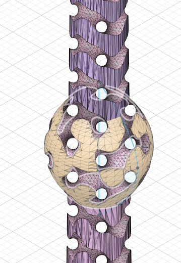 Final Wand CAD Design Closeup