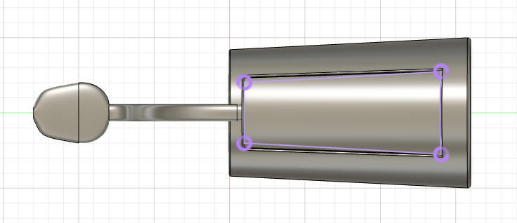 Web Shooter CAD Top View