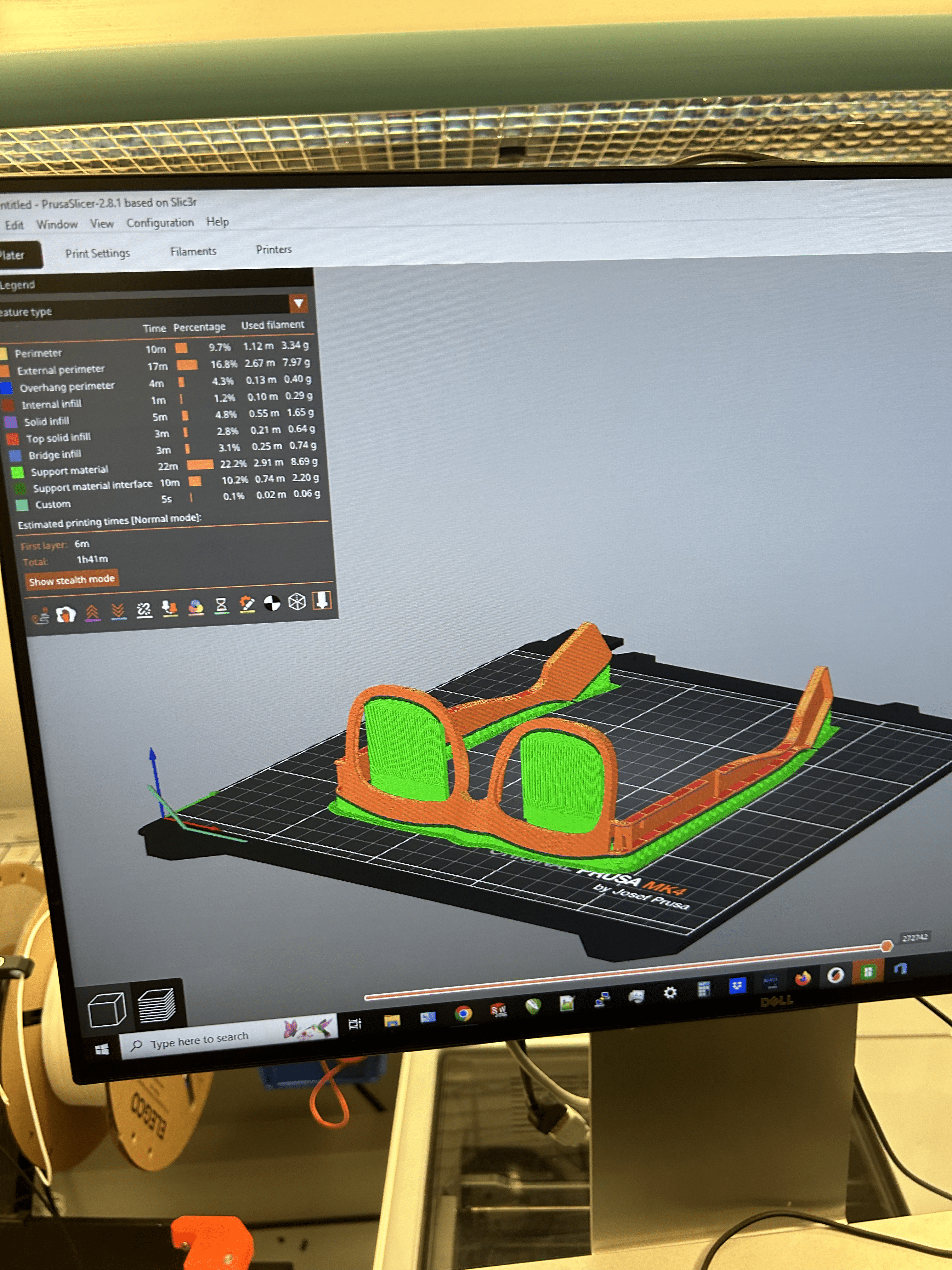 3D Design of AR Glasses Frame