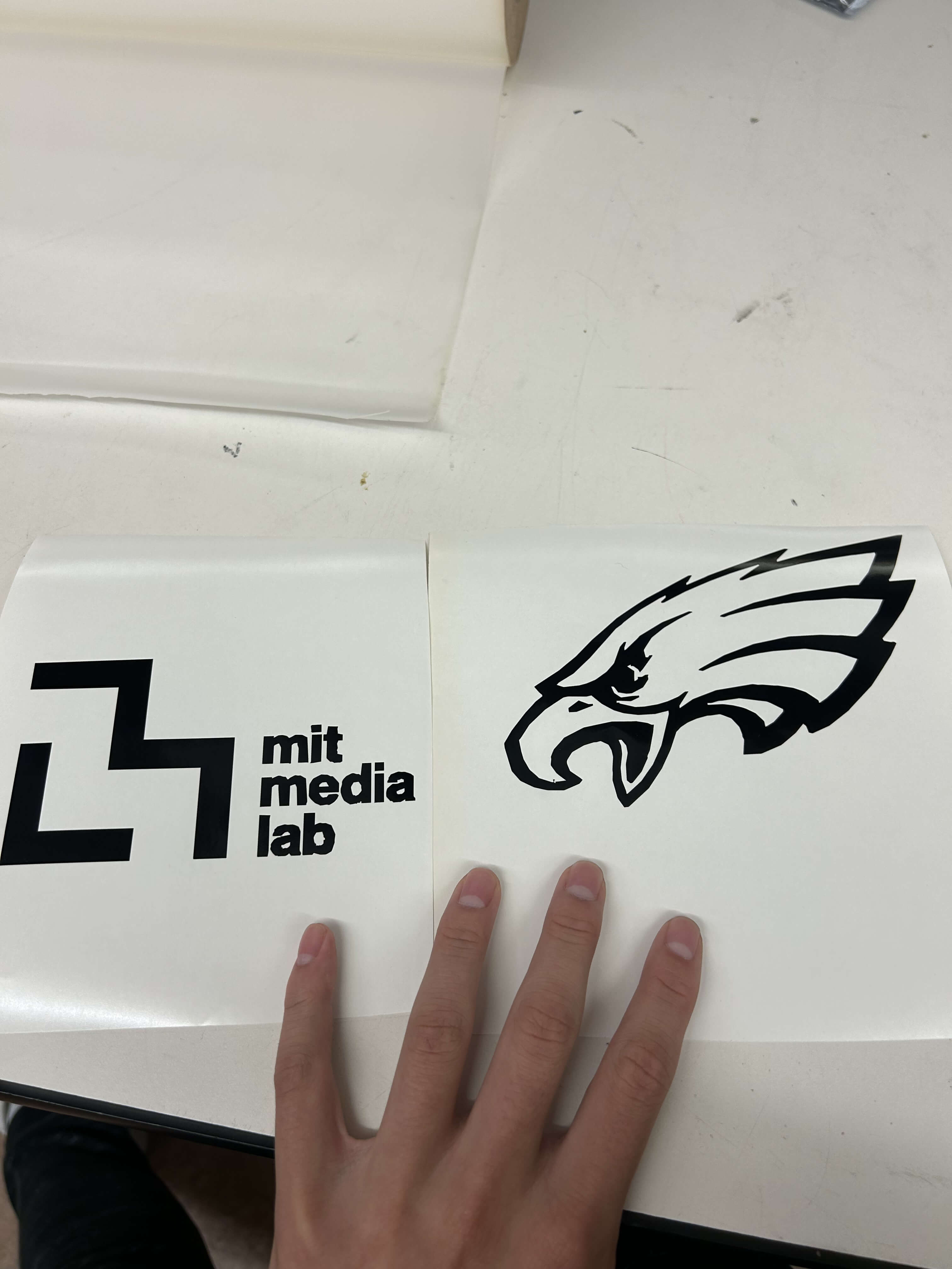 Close-up of Vinyl Cutter Design