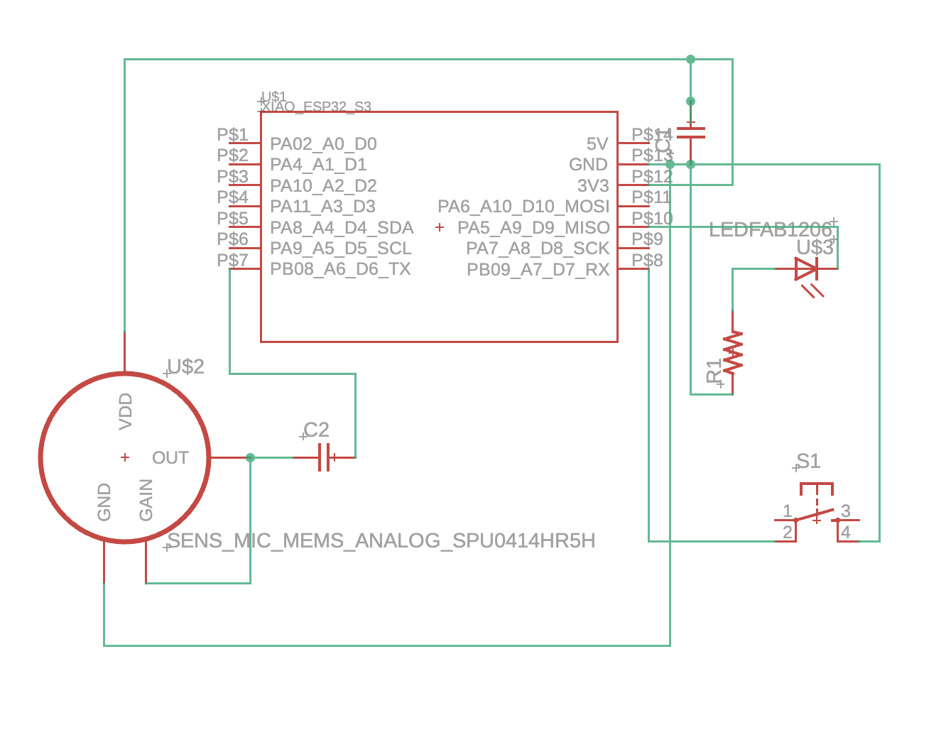 Design 2: PCB with Microphone