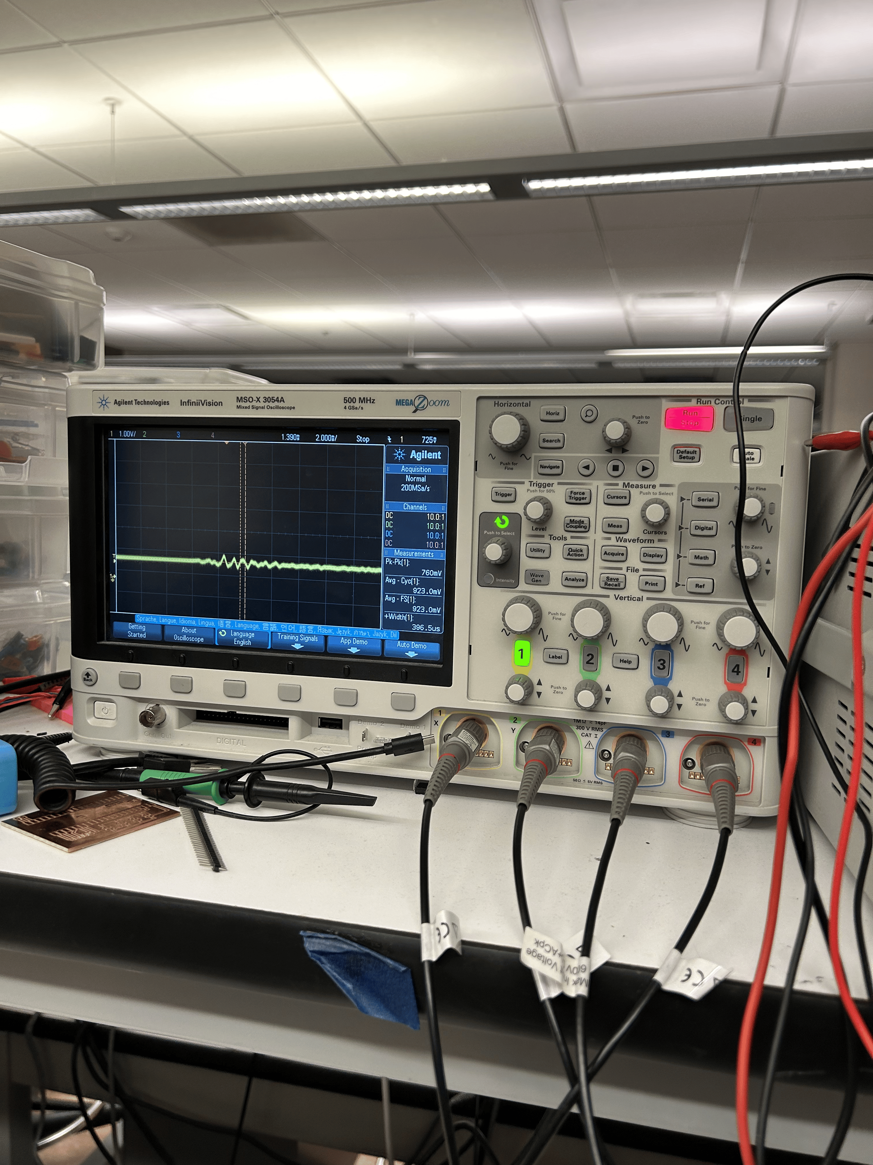 Oscilloscope in Debugging Process