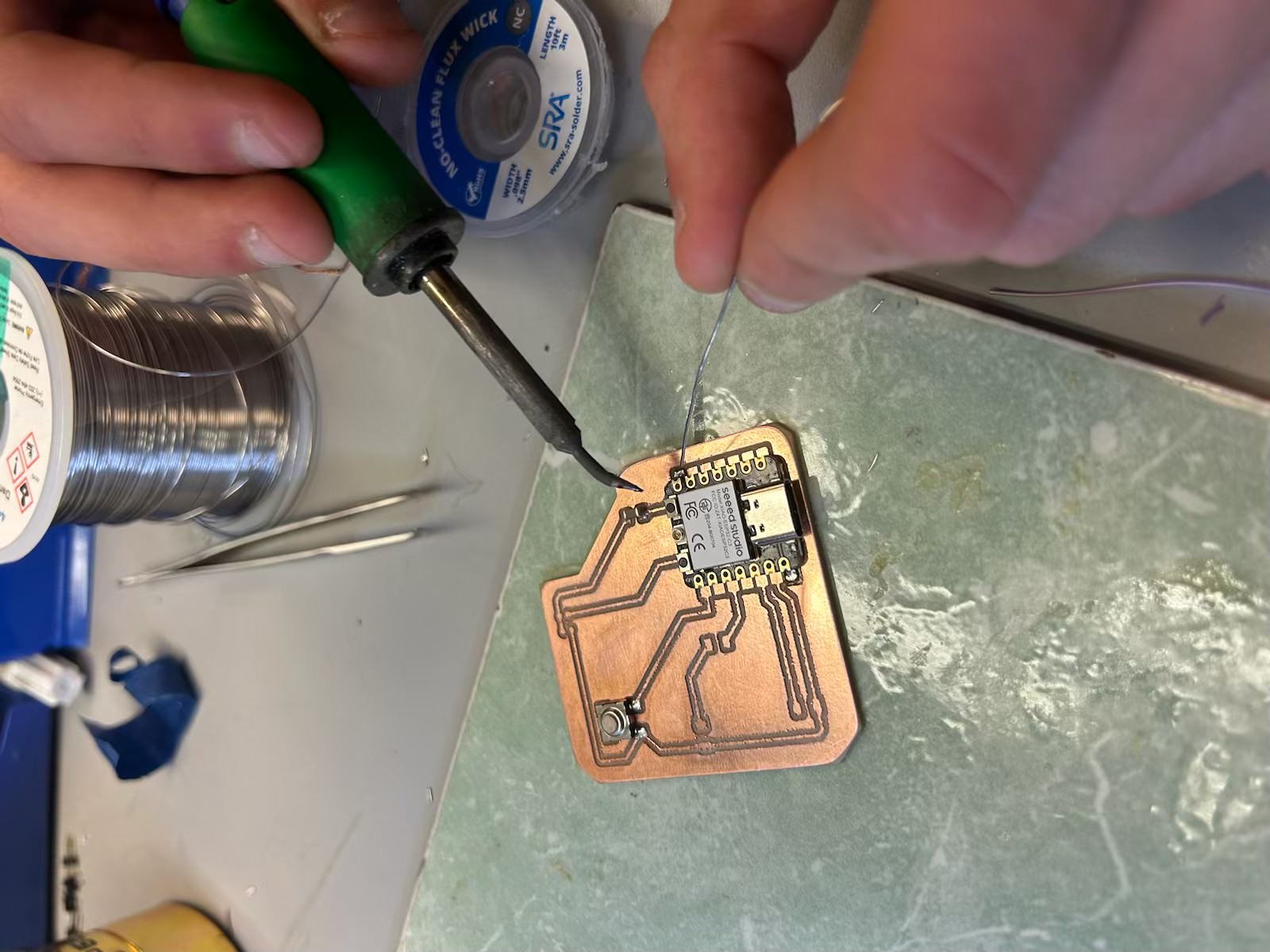 Soldering Components onto the PCB