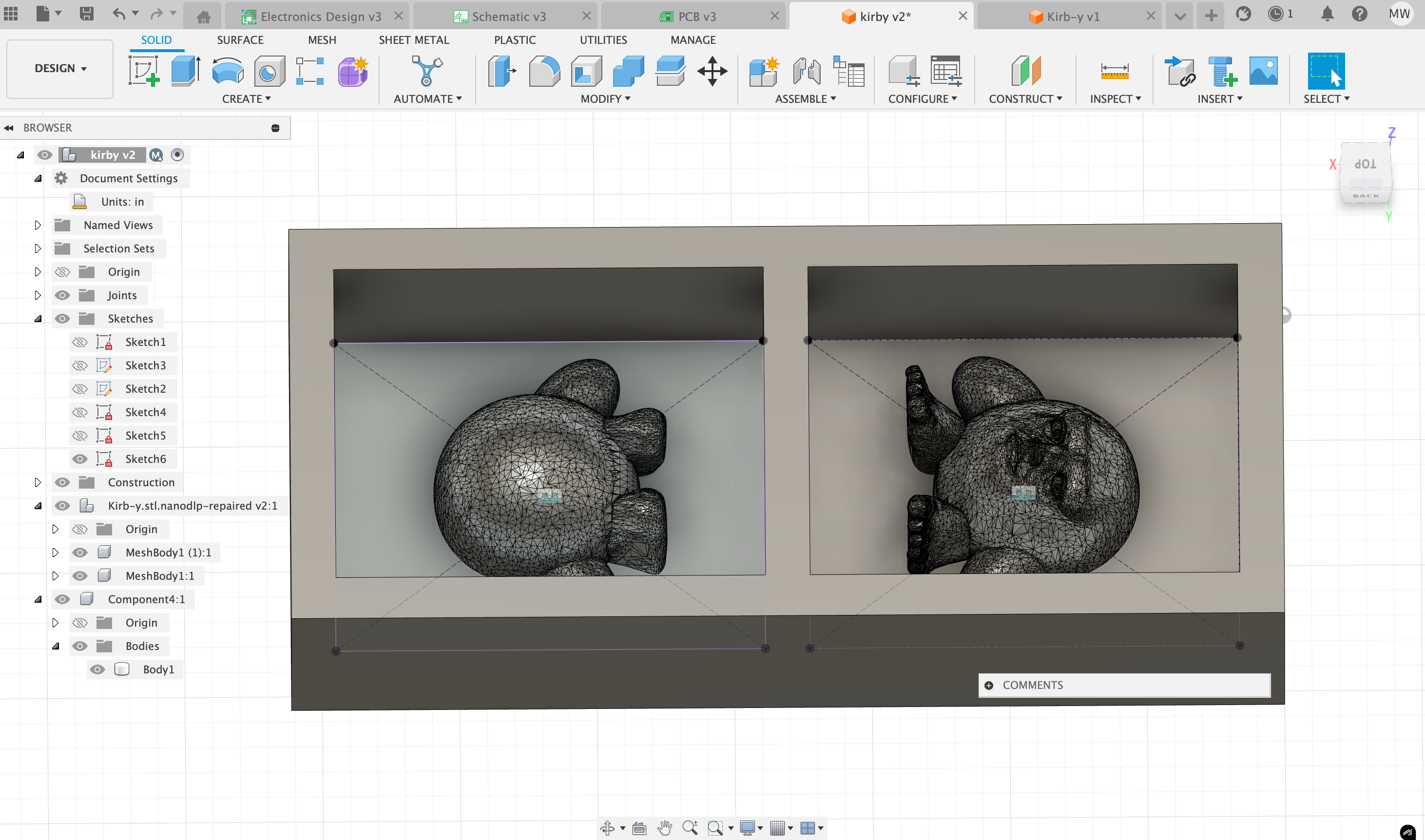 Mold Block Design in Fusion360