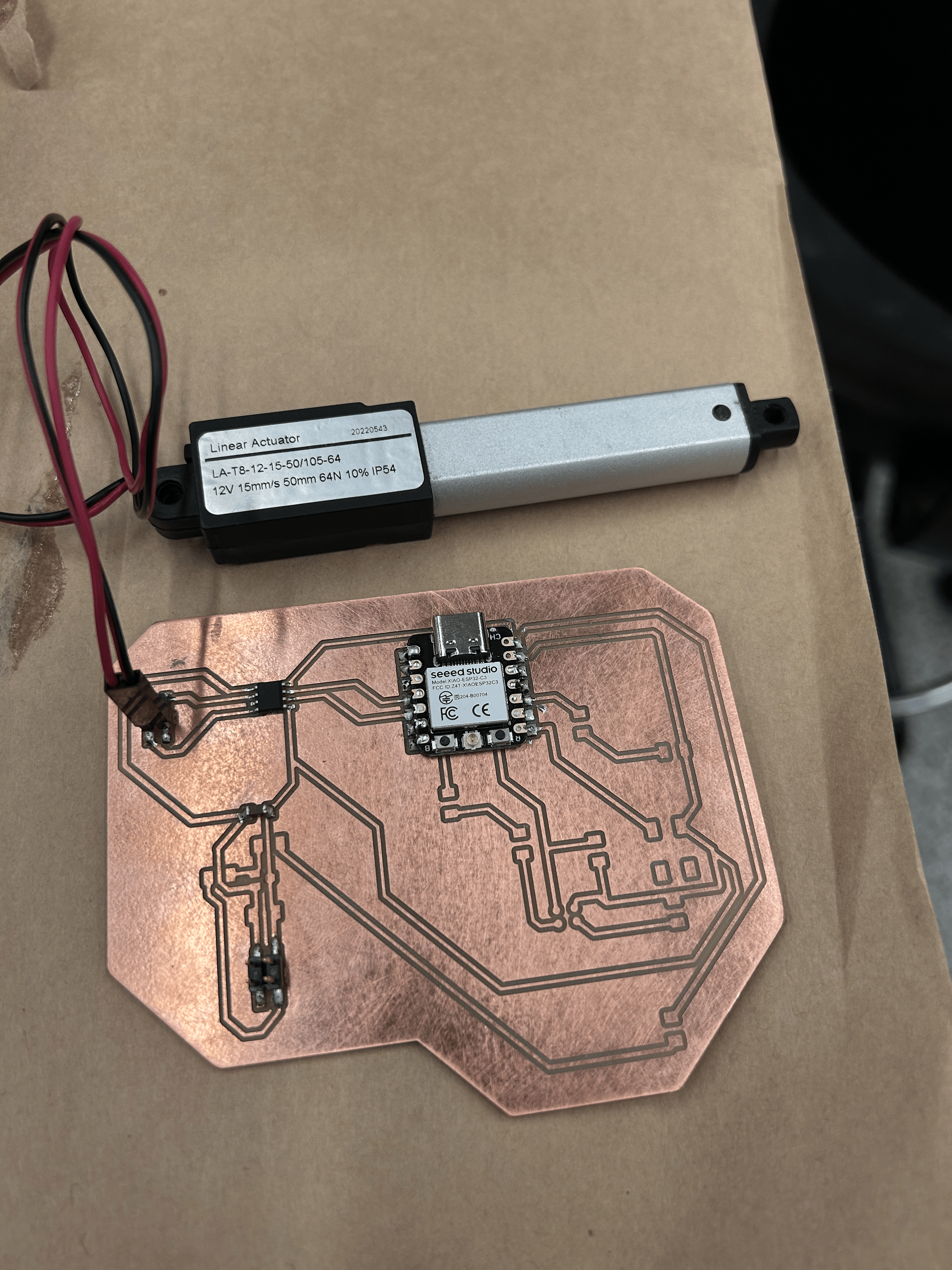 Completed PCB with Components