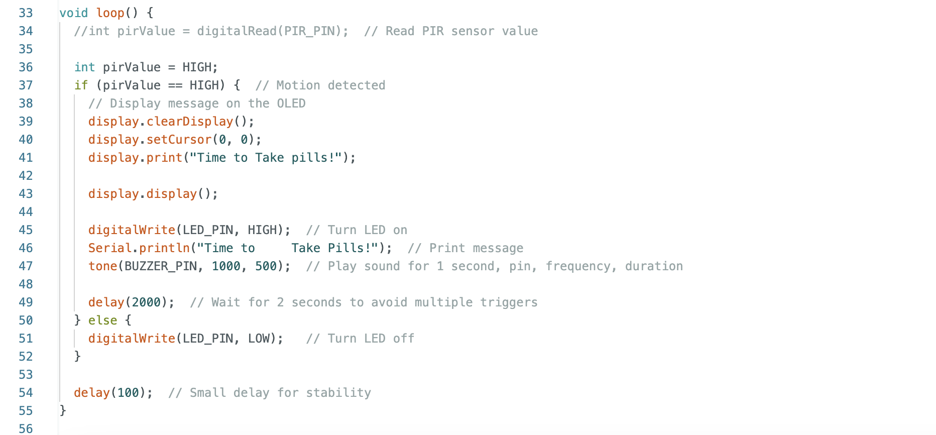 embedded sensors