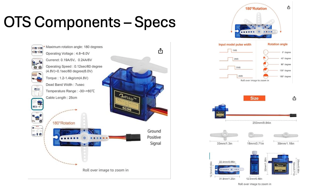 Info about Servo Motors