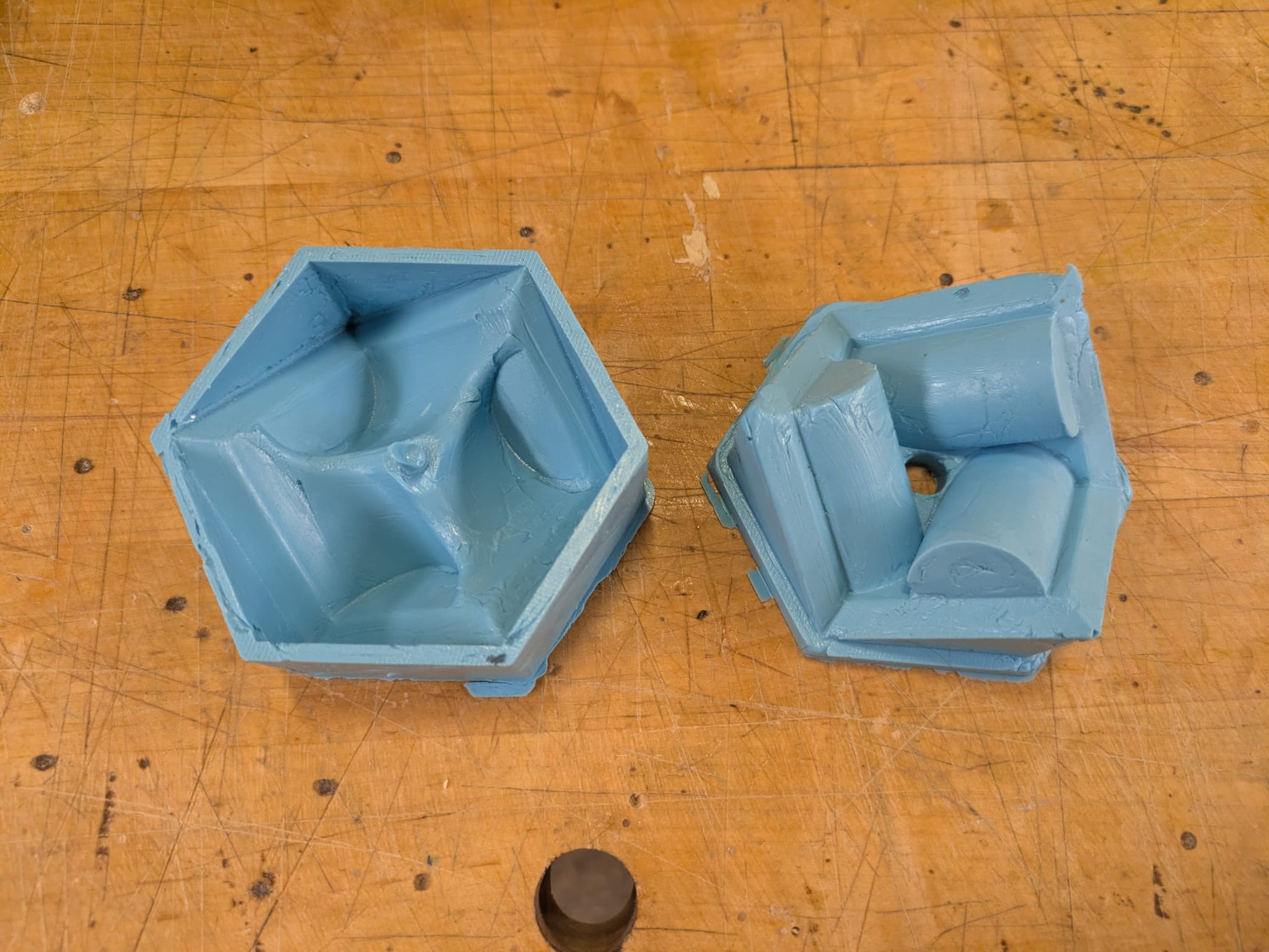 Removing silicone mold