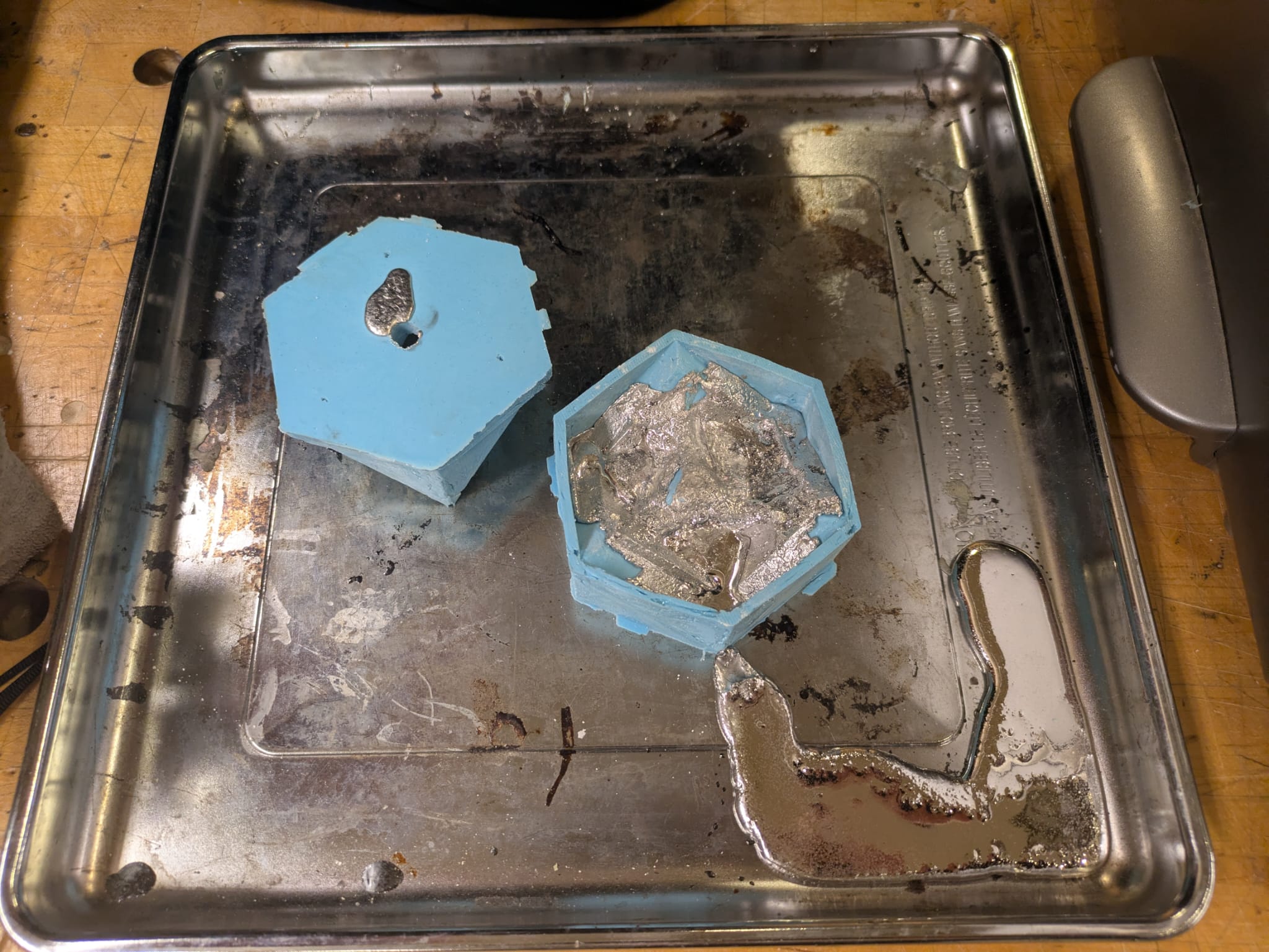 First metal pour failure