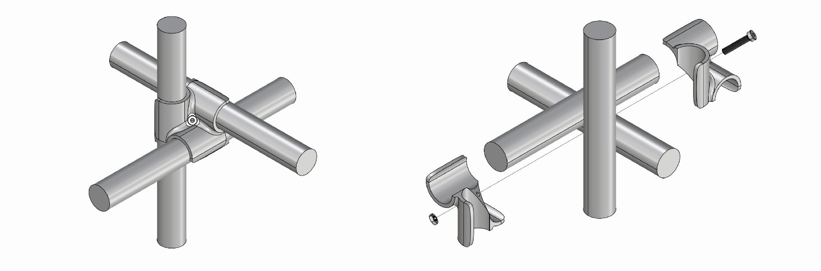 3D model of node mold