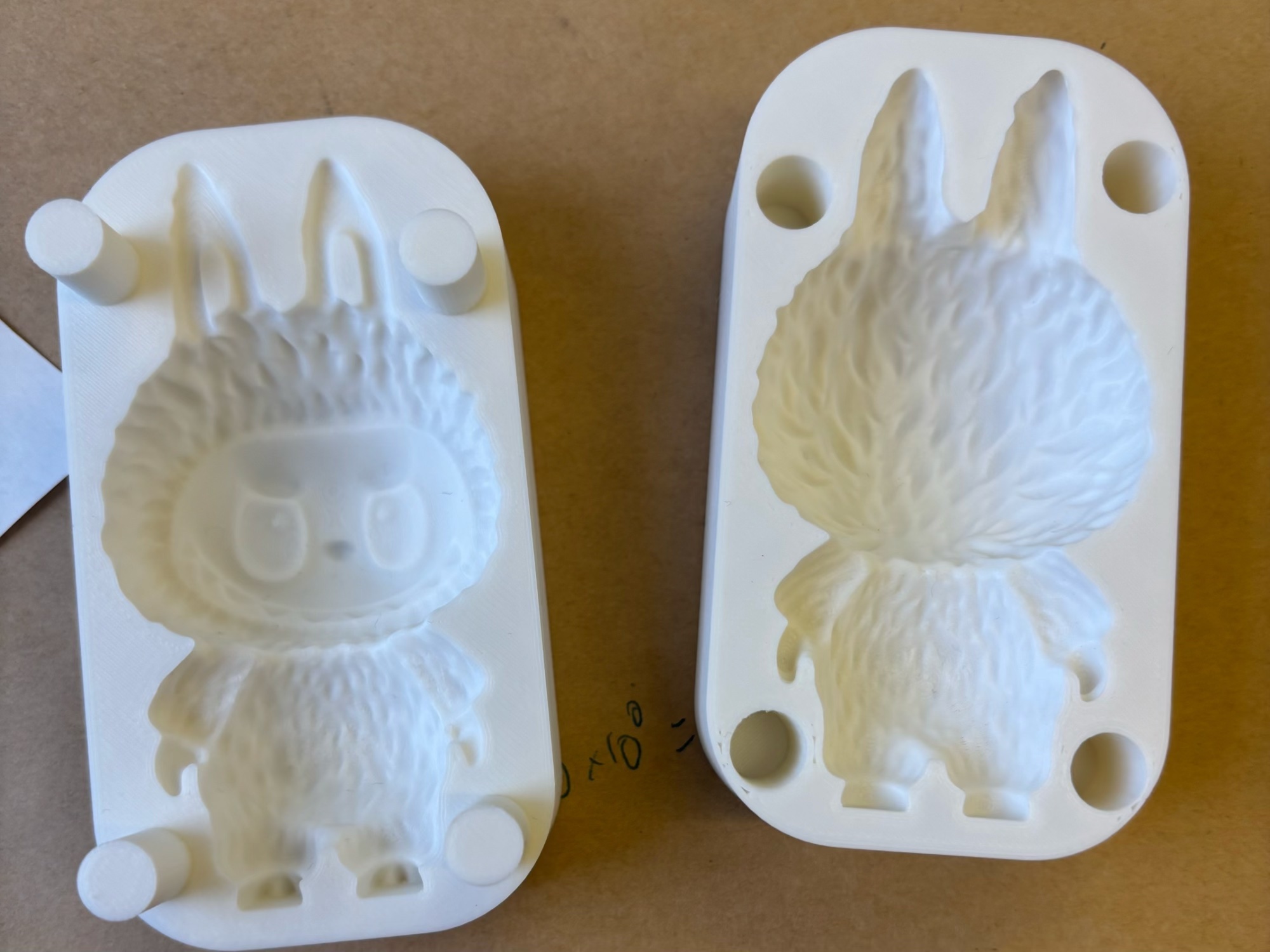Labubu 3D print mold in PLA