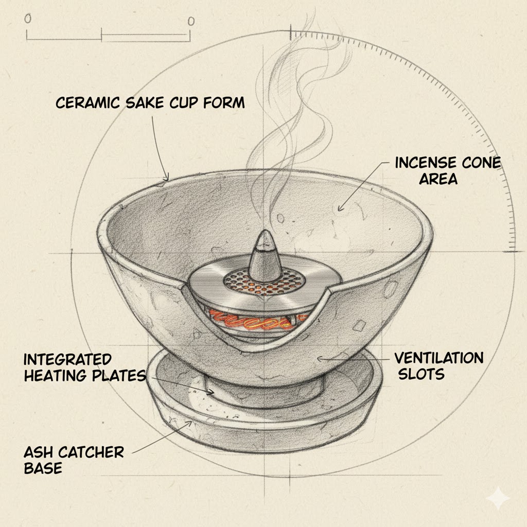 Incense Heater Assembly