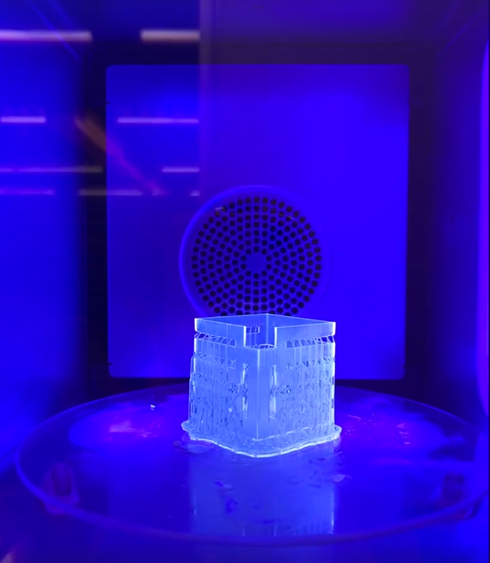 Resin UV Curing Process
