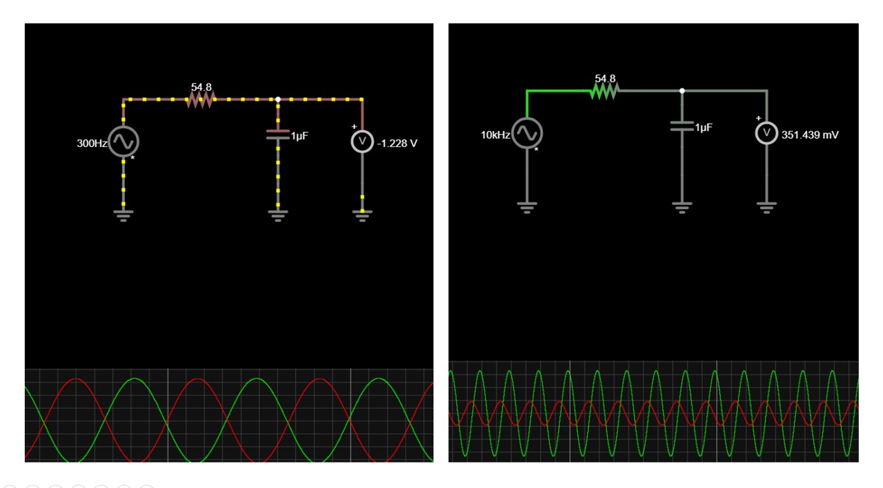 Passive Single Stage Low Pass Filter