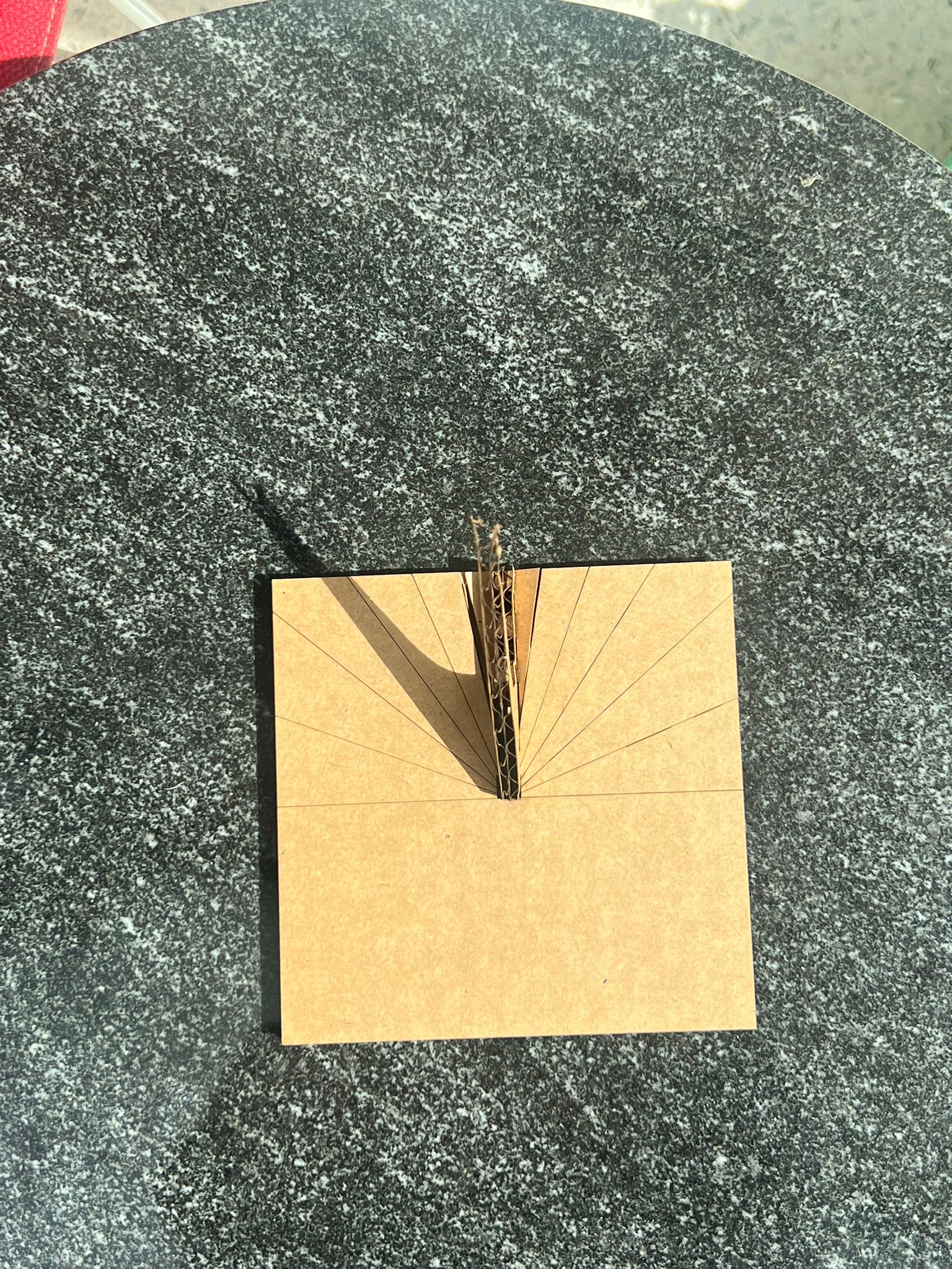 Horizontal sundial concept