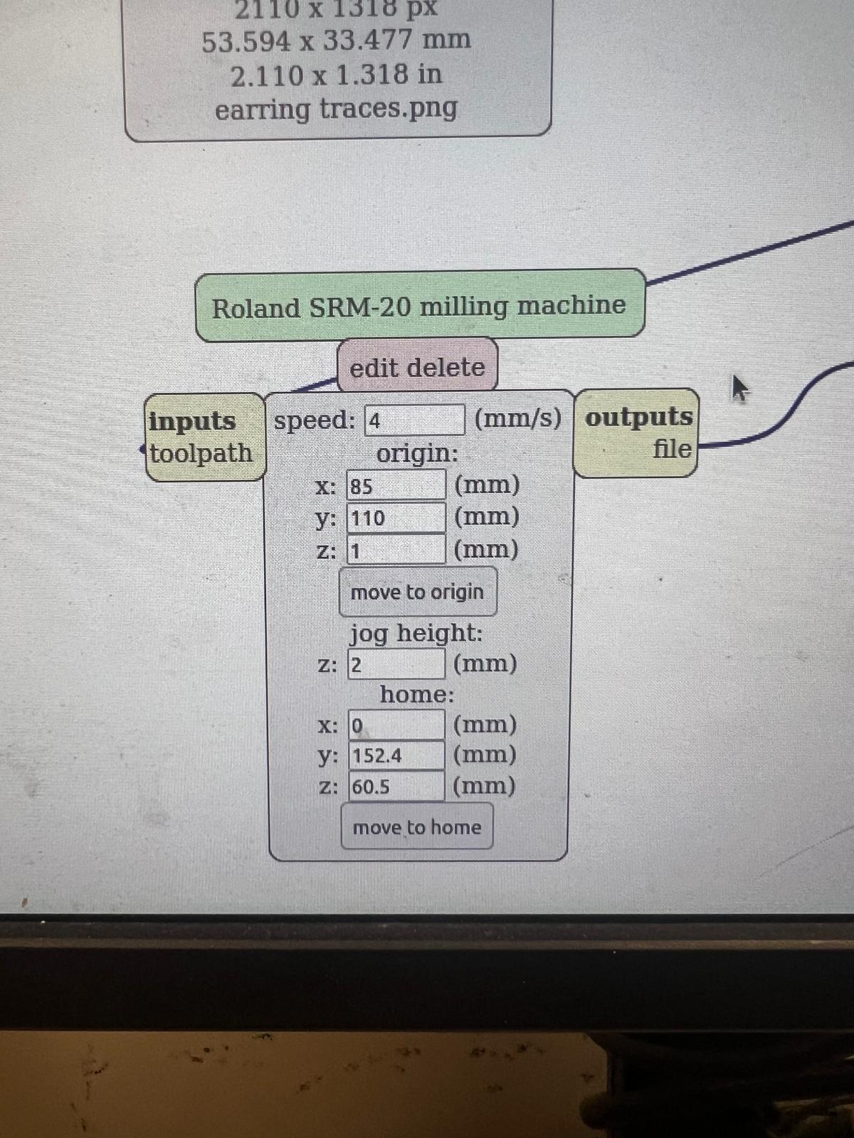 mods position for milling