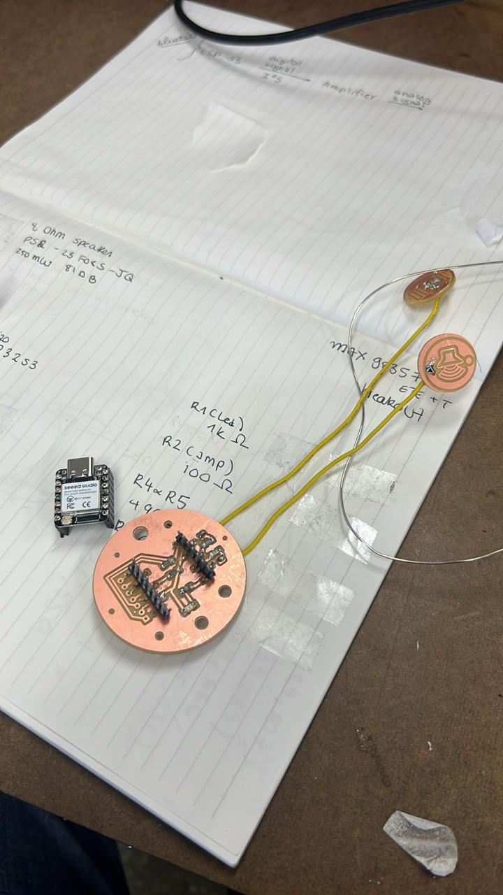 Photo of the assembled main board