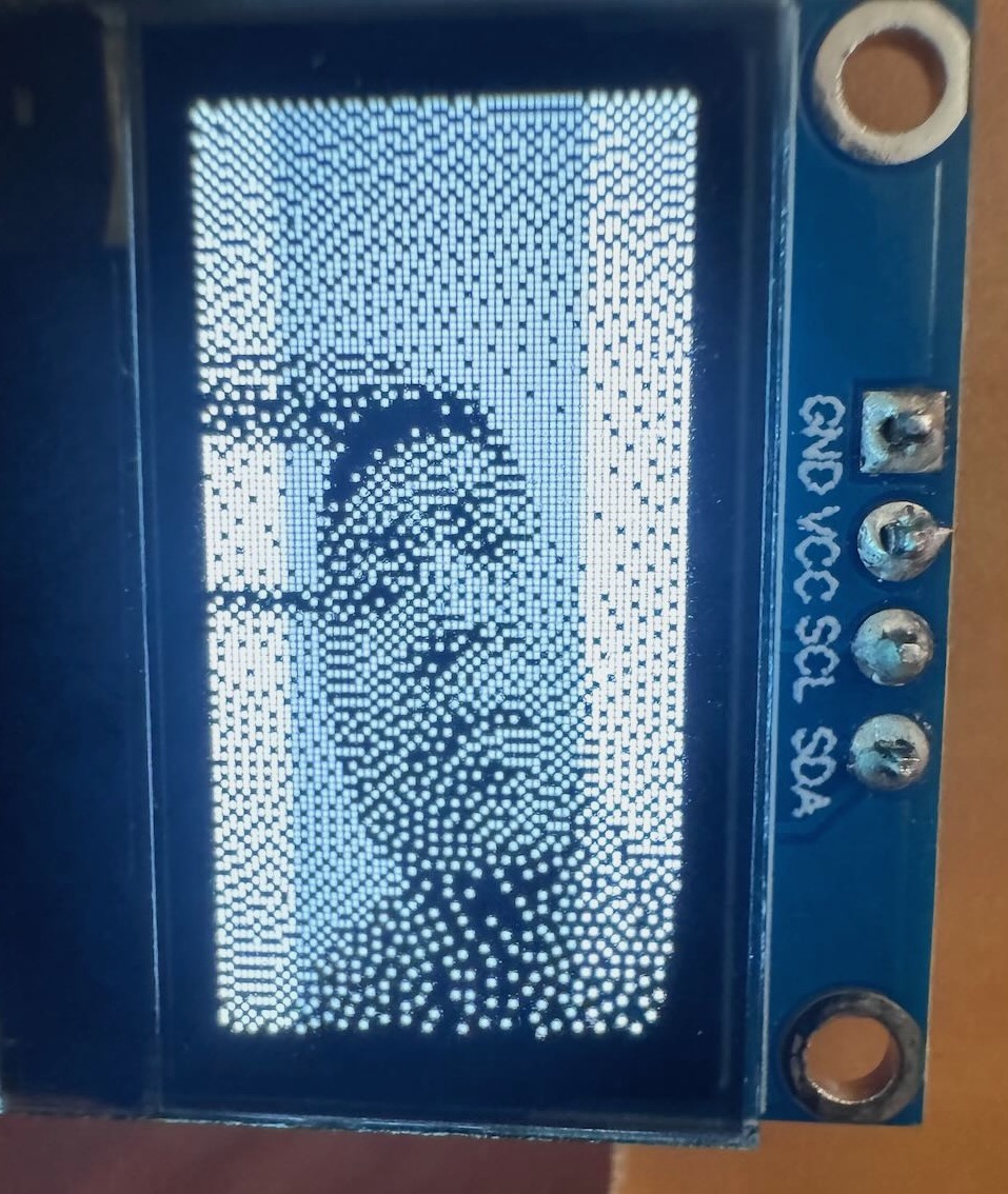 PCB camera image of my face