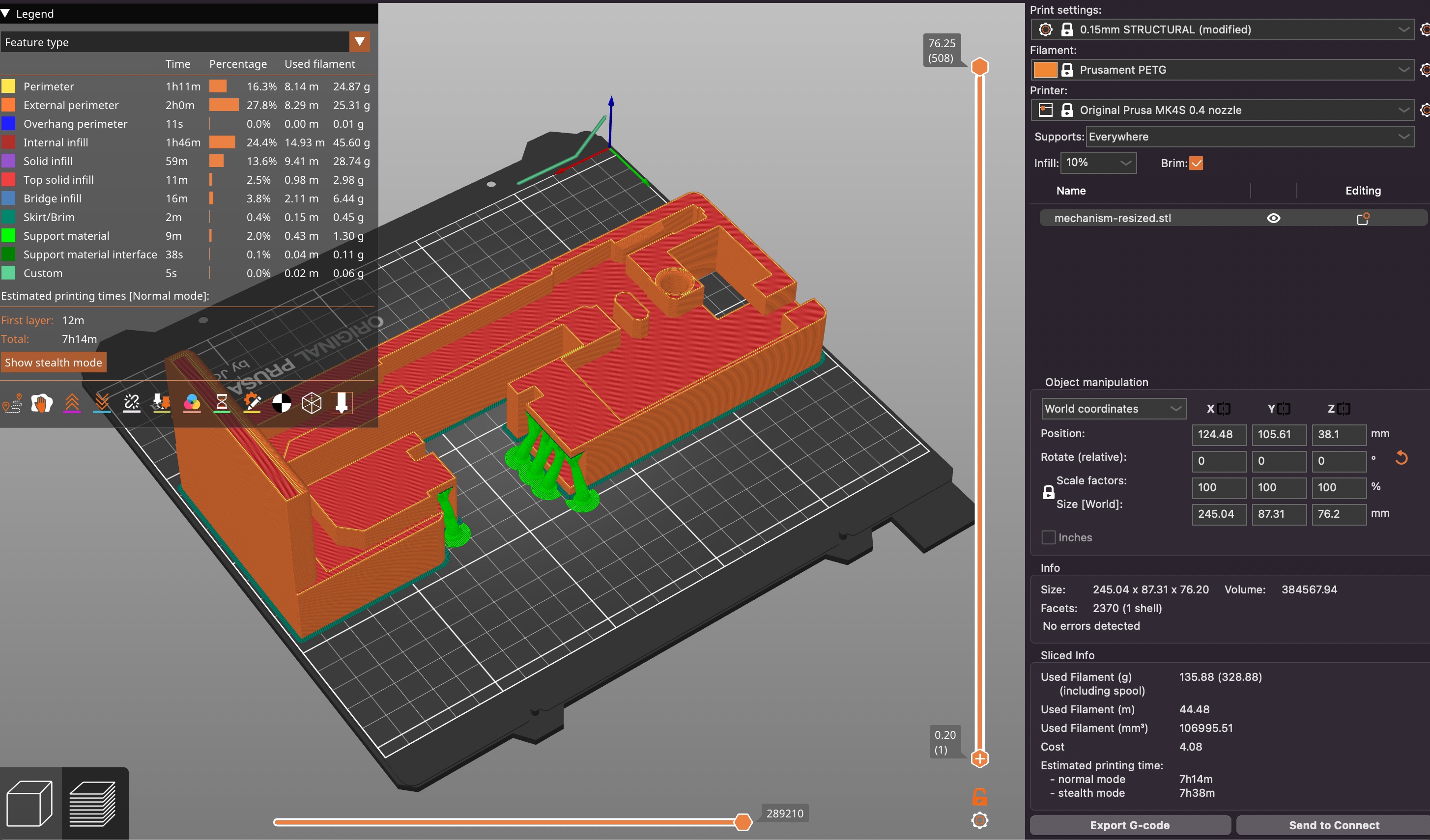 Slicer of cat counter device