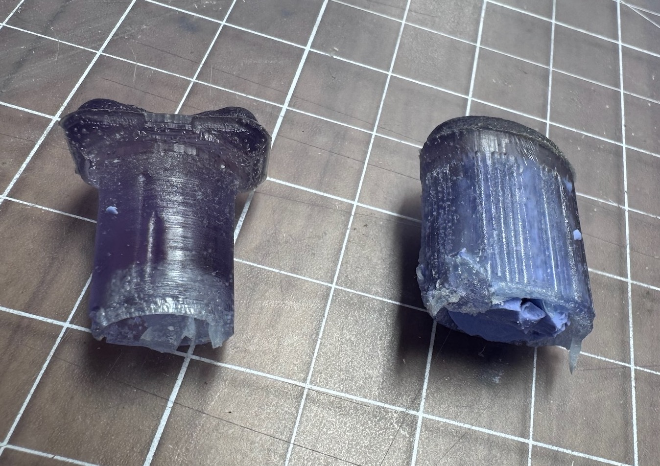 Molded Colored Plastic Fastener.