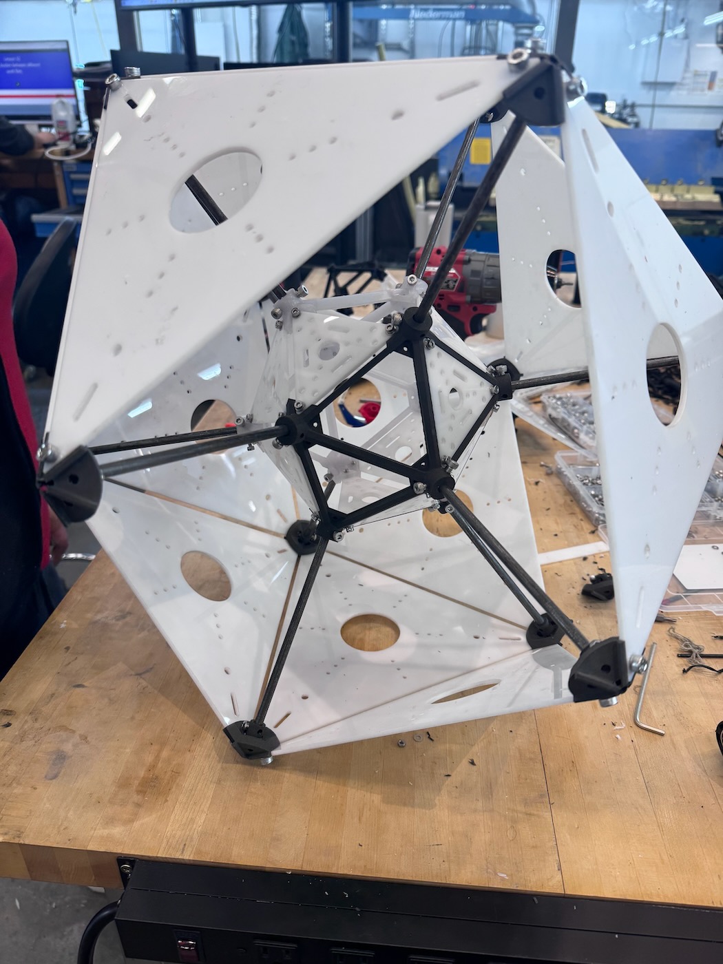 Test fitting inner and outer frame..