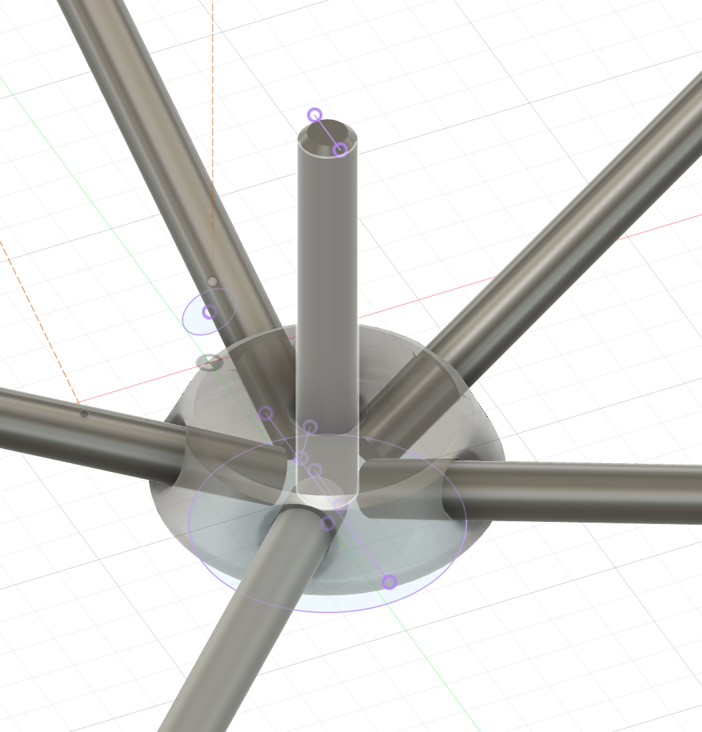 Joint of outer frame