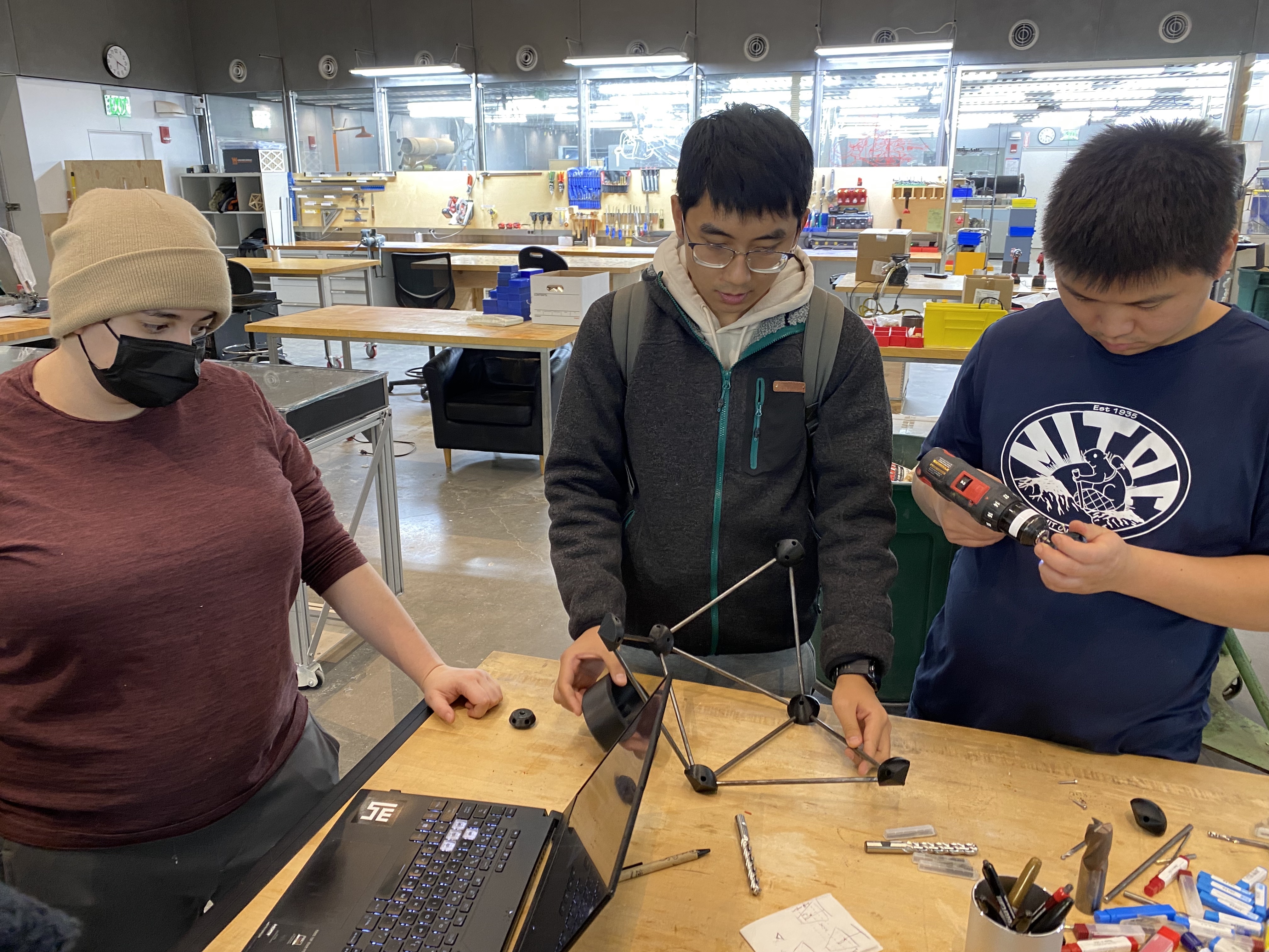 MechE team looking pensive.