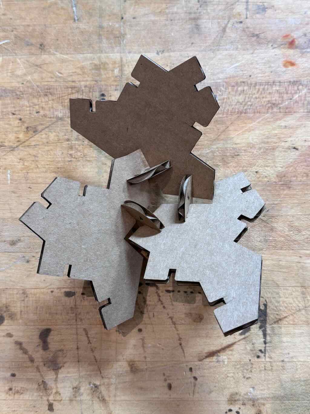 Assembled pattern of three monotiles.