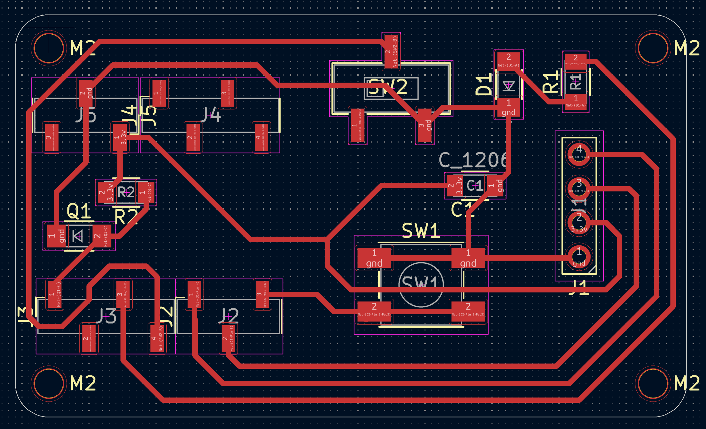 First iteration of PCB.