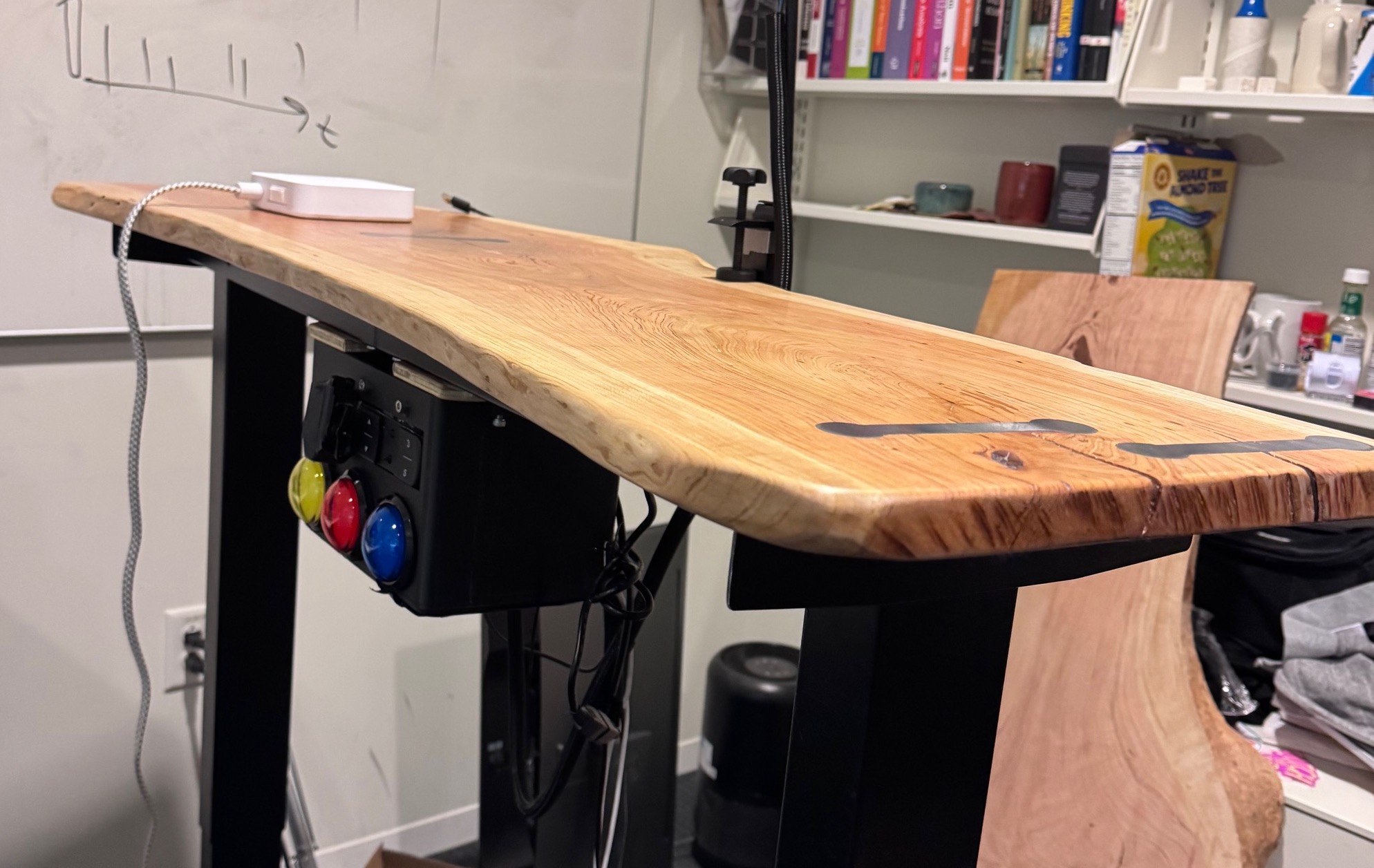 Finished standing desk