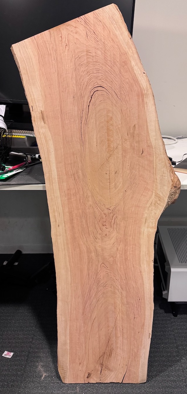 Finished surface table top.