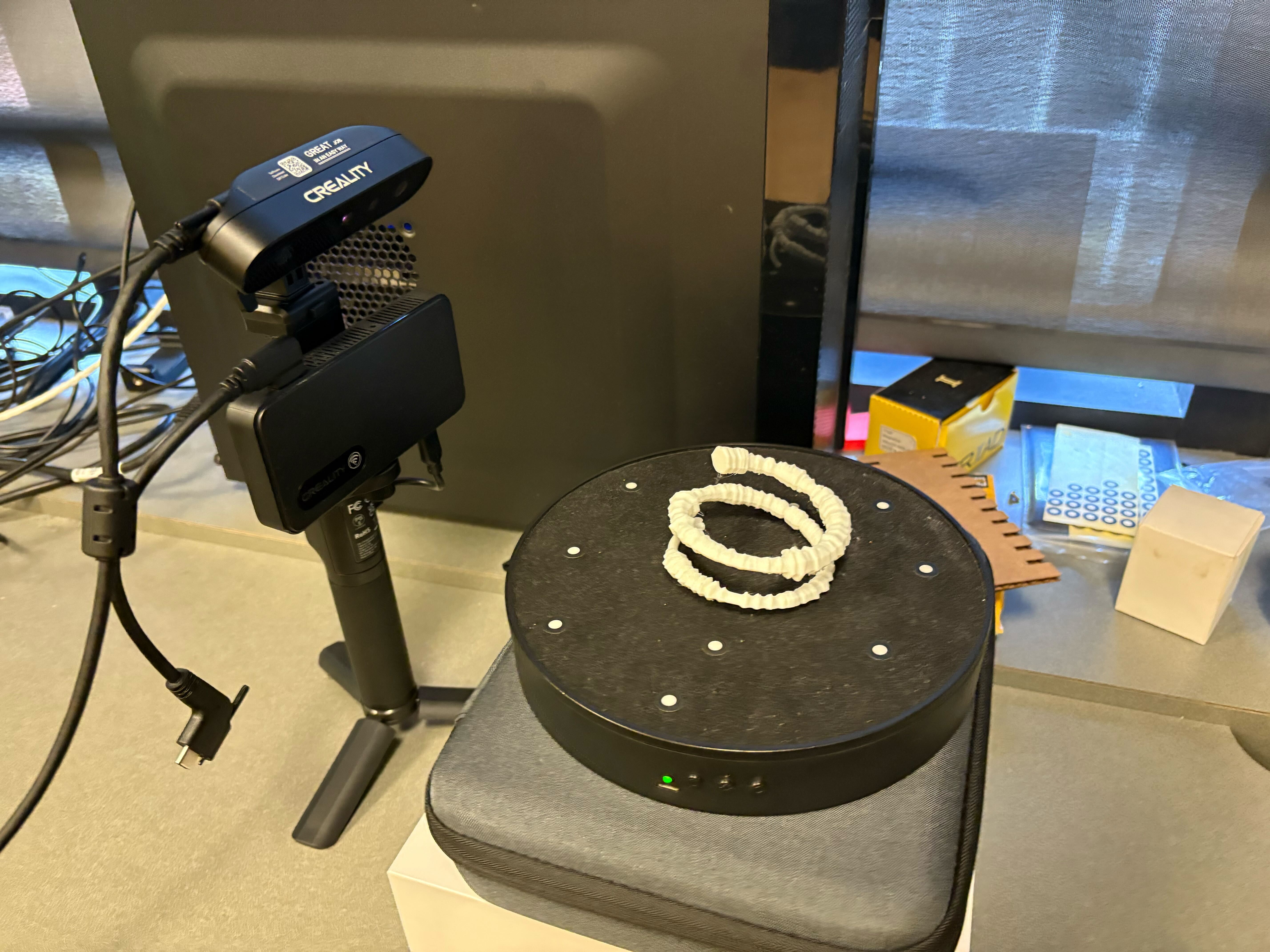 White Audio Sculpture